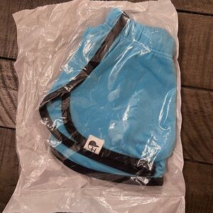 George Hats Neon Blue Track Swim Shorts